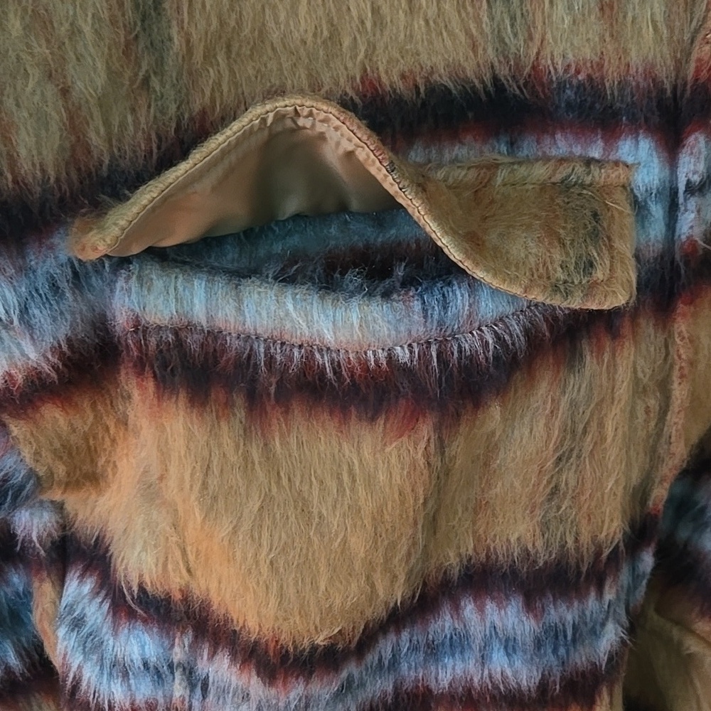 Vigoss Tan Striped Women's Jacket - Picture 5 of 7